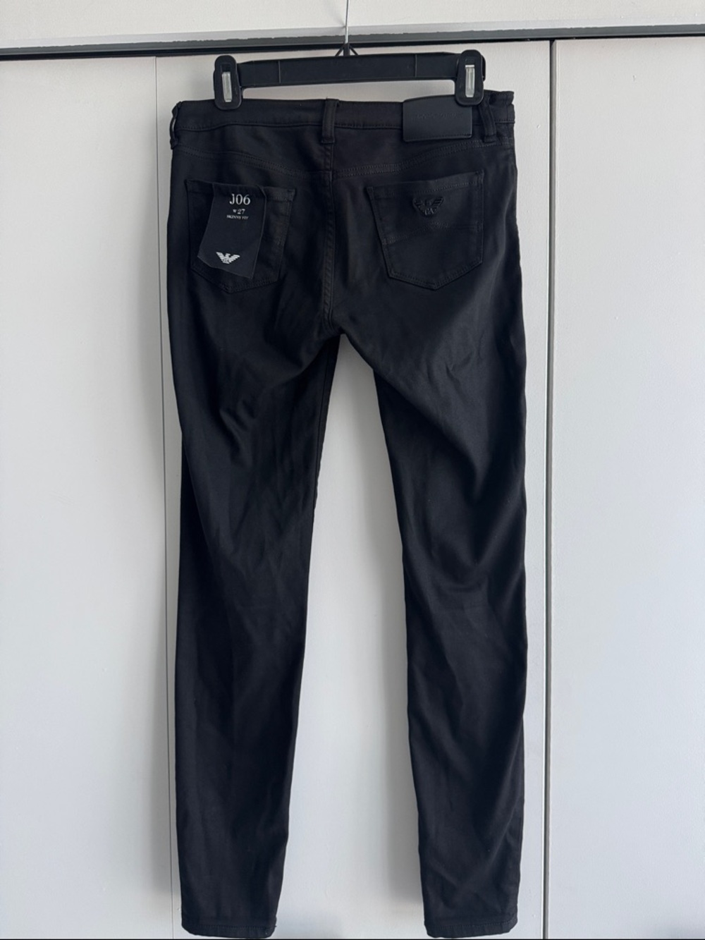 Emporio Armani J06 Low Rise Skinny Cotton Pants Size 27
